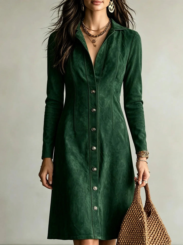Button Front Shirt Dress