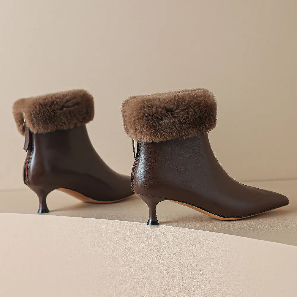 Beatrix Leather Ankle Boots