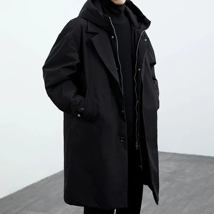 Douglas Long Layered Overcoat