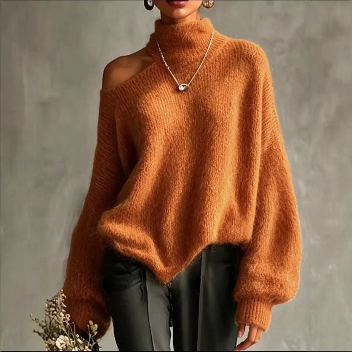 Tessaly Cutout Shoulder Sweater