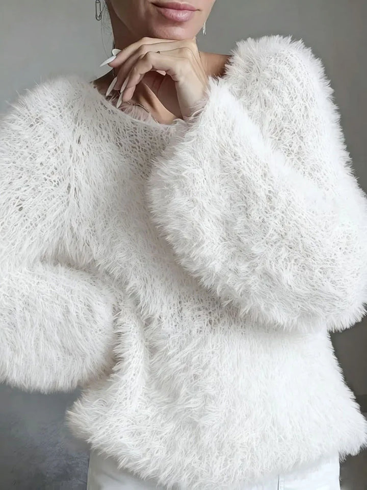 Harper Cozy Fuzzy Knit Sweater