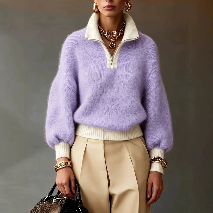 Ophelia Soft Brushed Knit Sweater