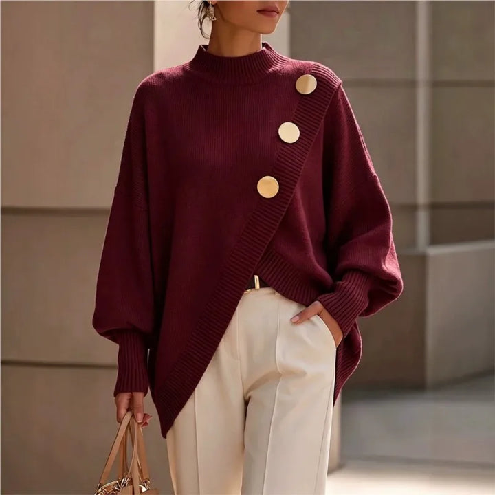 Ines Mock Neck Pullover