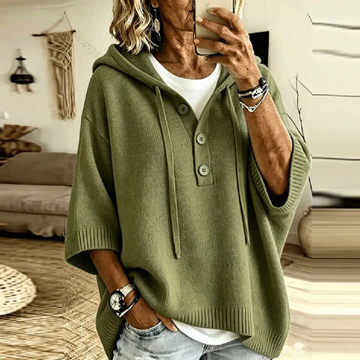 Lillian Hooded Knit Pullover