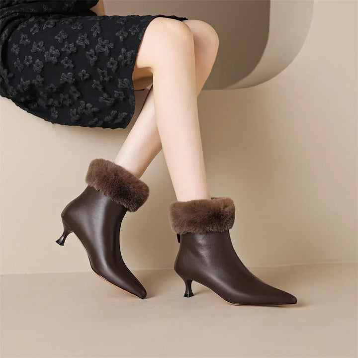 Beatrix Leather Ankle Boots