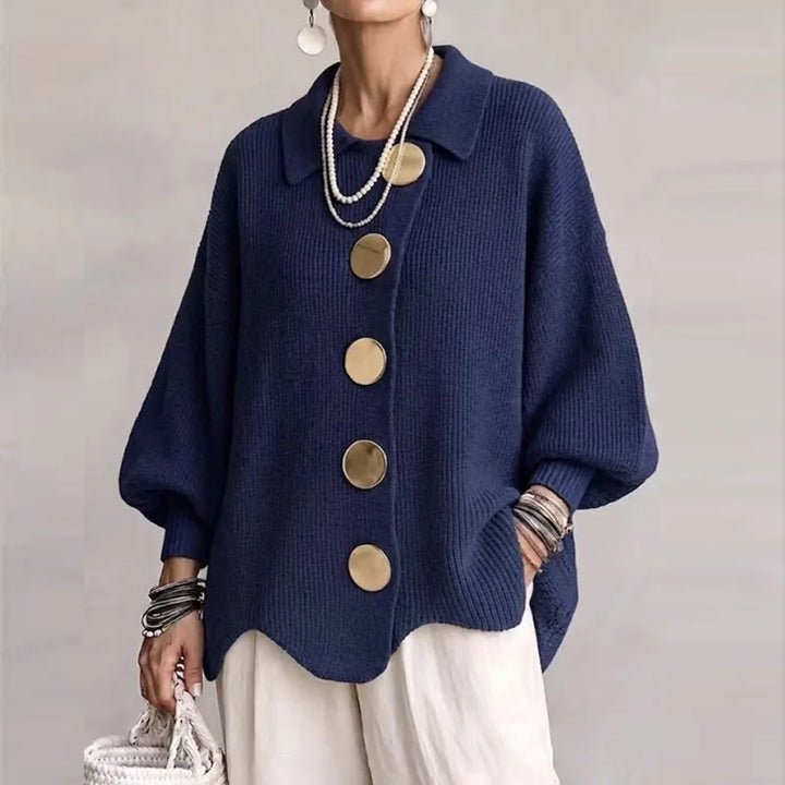 Fiona Comfortable Button Cardigan