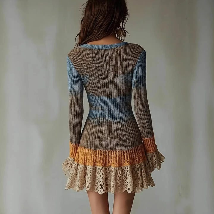 Veronique Ribbed Sweater Dress