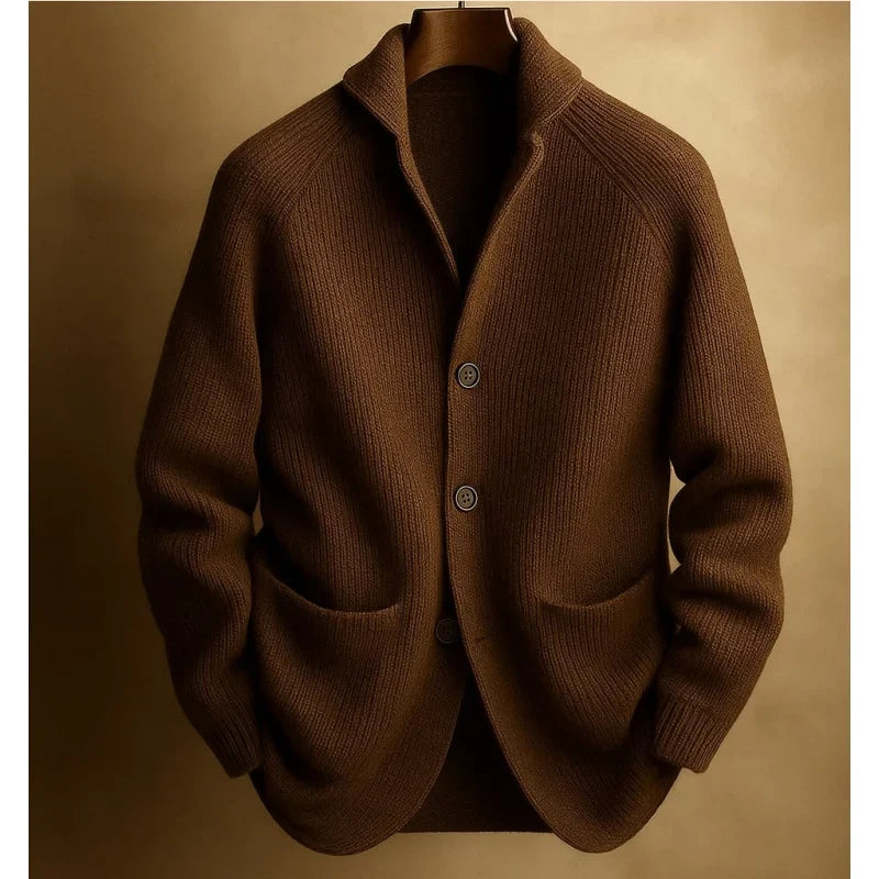 Carter Ribbed Knit Blazer Cardigan