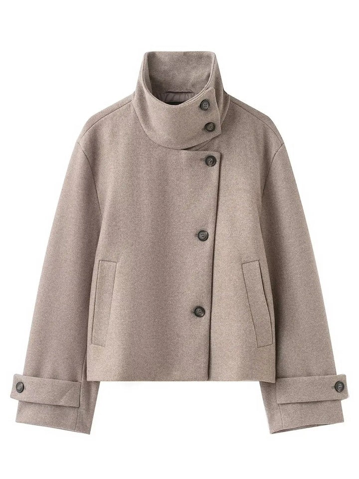 Laureen Funnel Collar Jacket