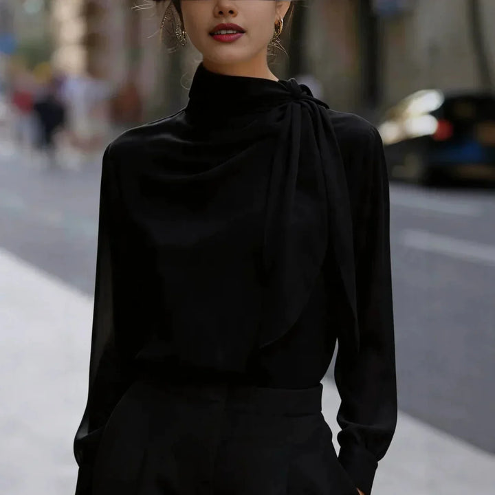 Amara Satin Ribbon Blouse