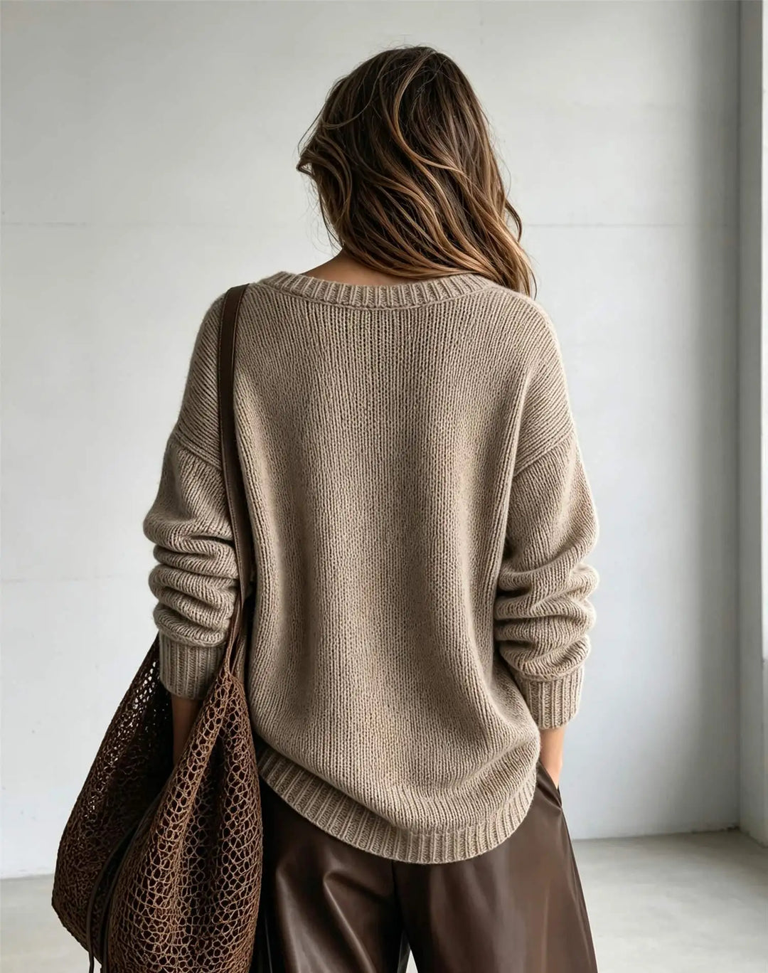 Esme V-Neck Knit Sweater