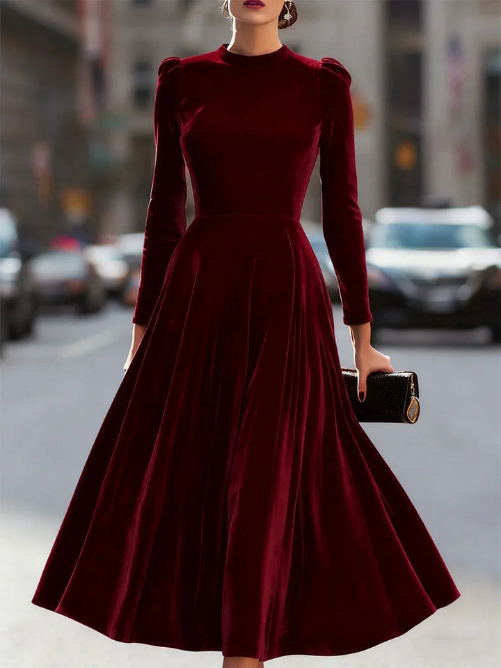 Simone Round Neck Maxi Dress