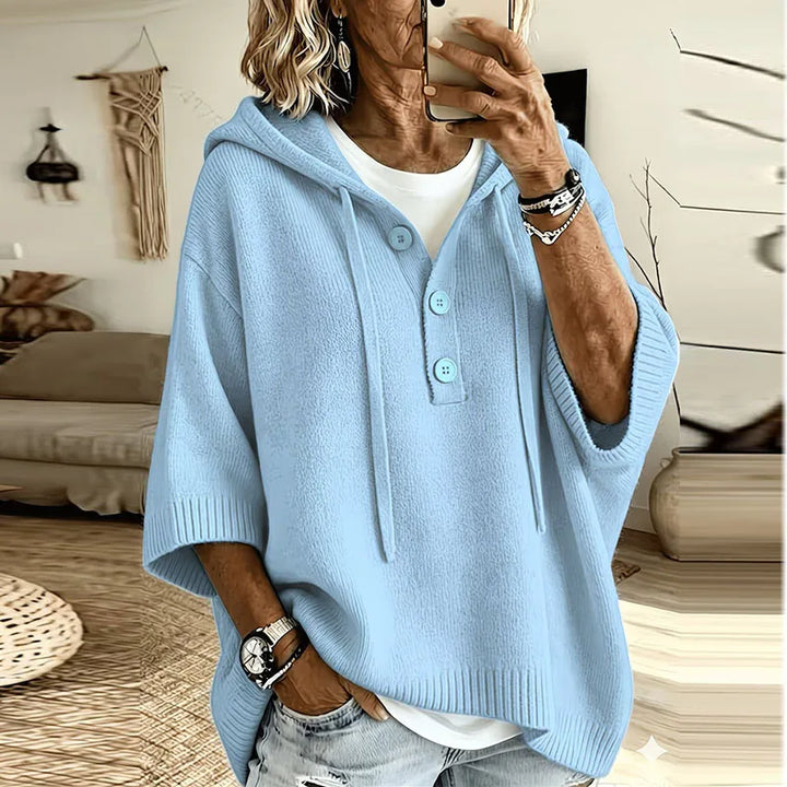 Lillian Hooded Knit Pullover