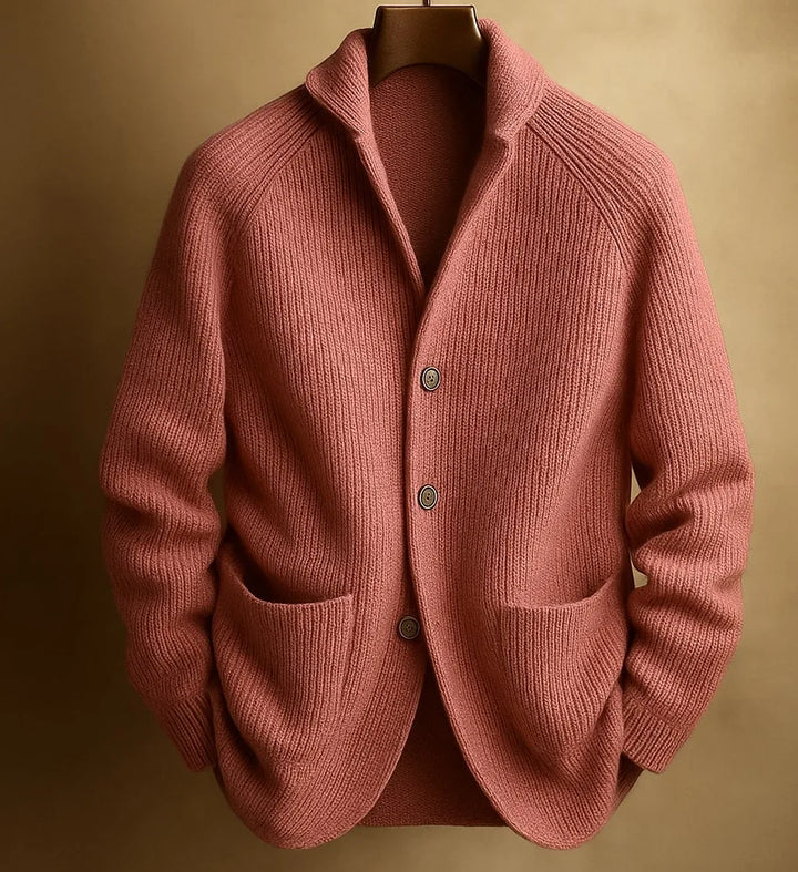 Carter Ribbed Knit Blazer Cardigan