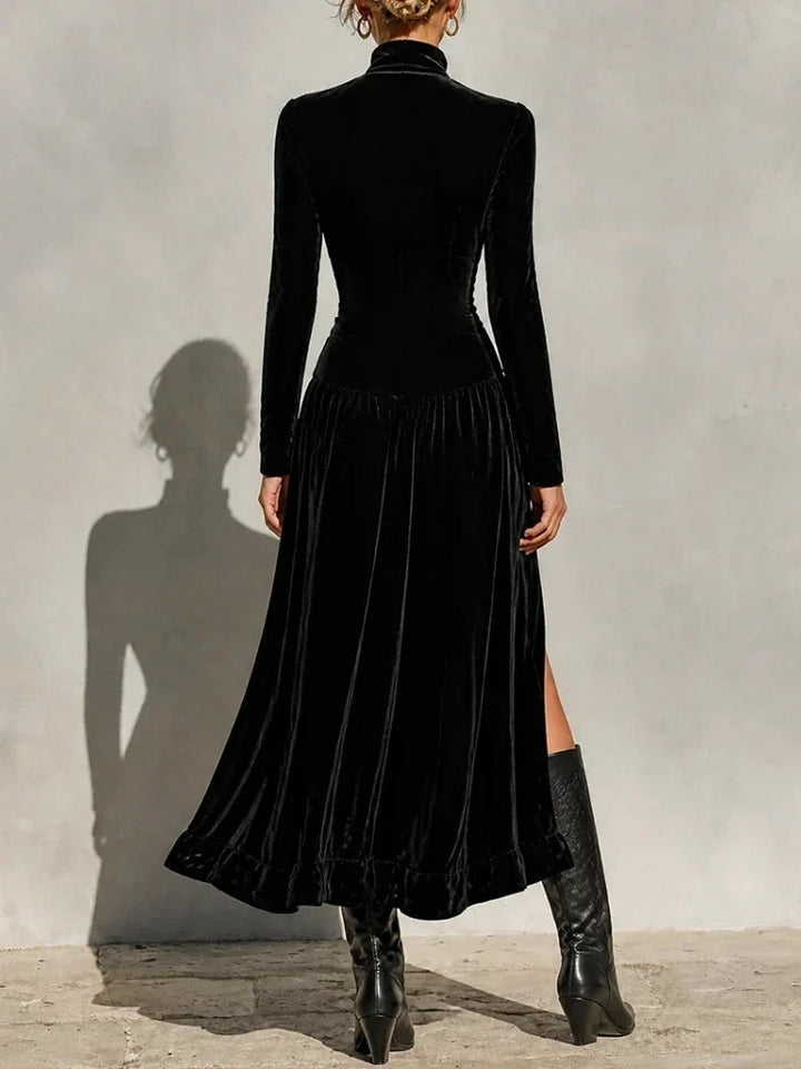 Thalia Button Front Maxi Dress