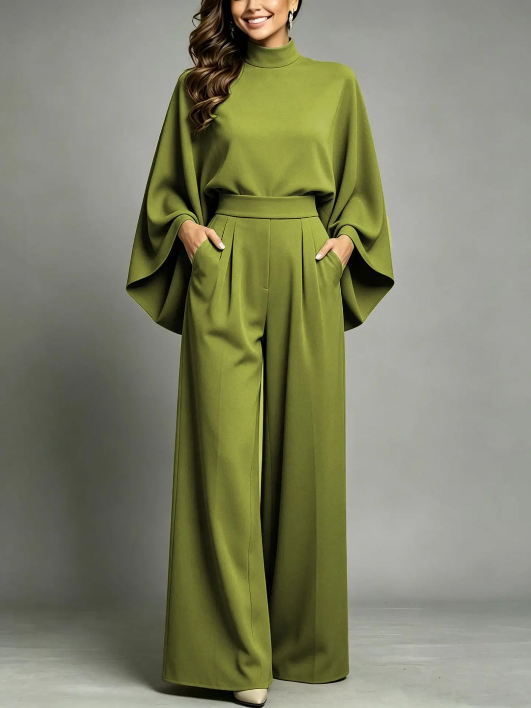 Oriane Formal Cape Sleeve Set