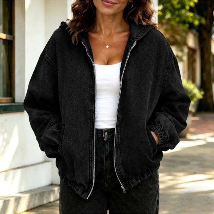 Sabine Hooded Denim Jacket