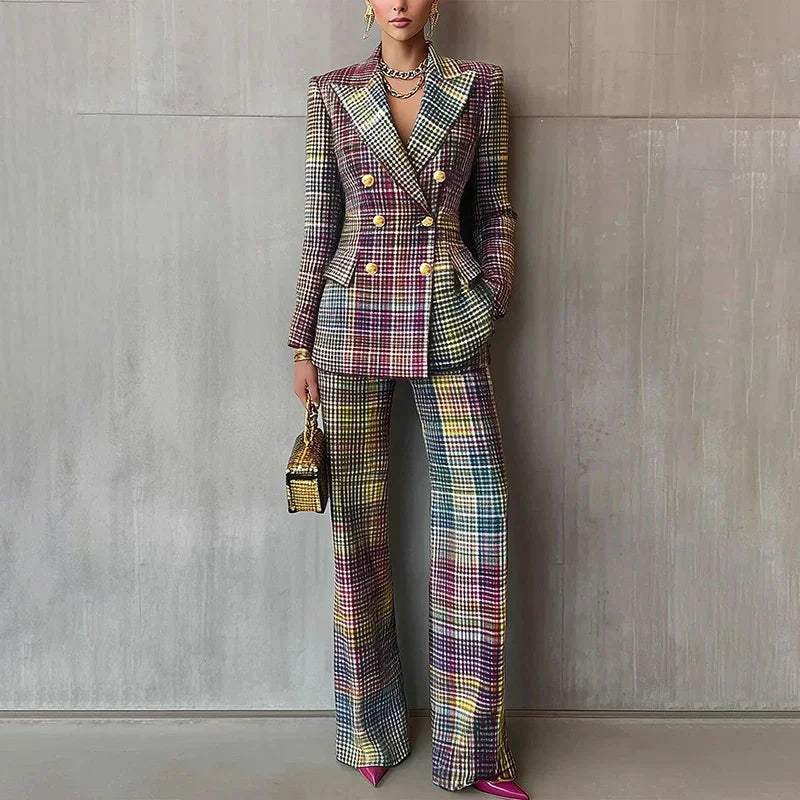 Oriana Double Breasted Pantsuit