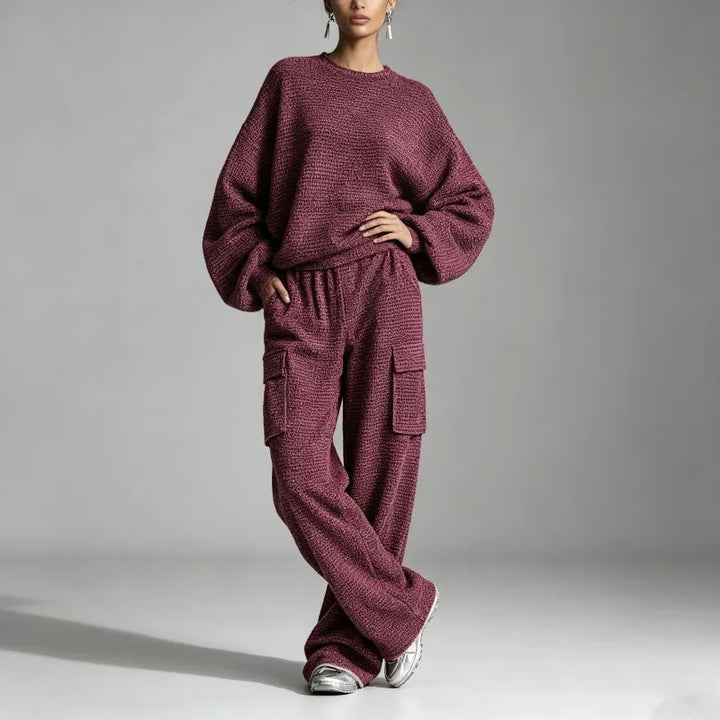 Averly Cargo Knit Set