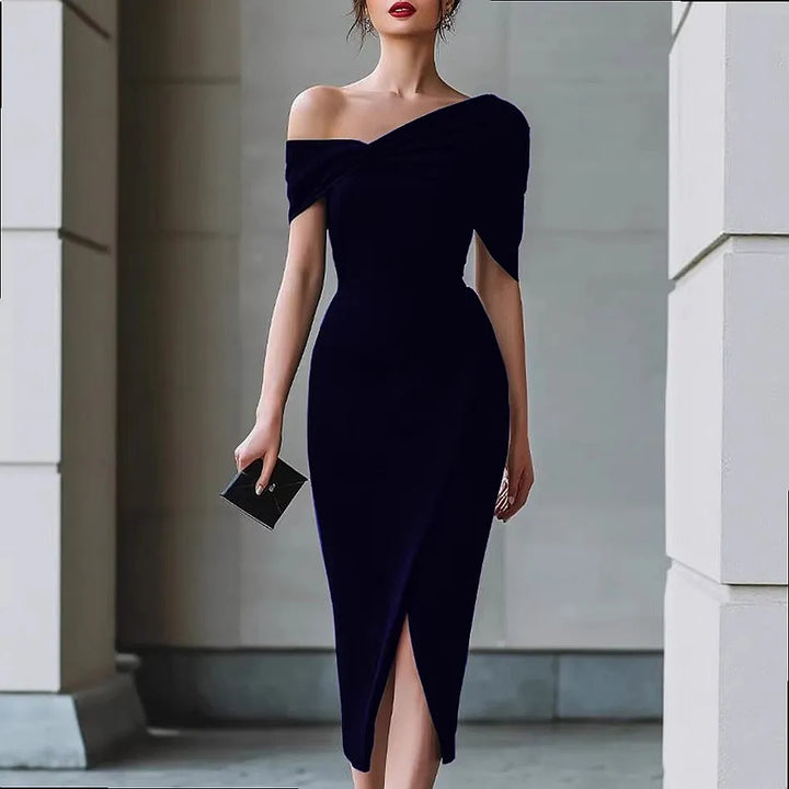 Noelle Off Shoulder Midi Dress