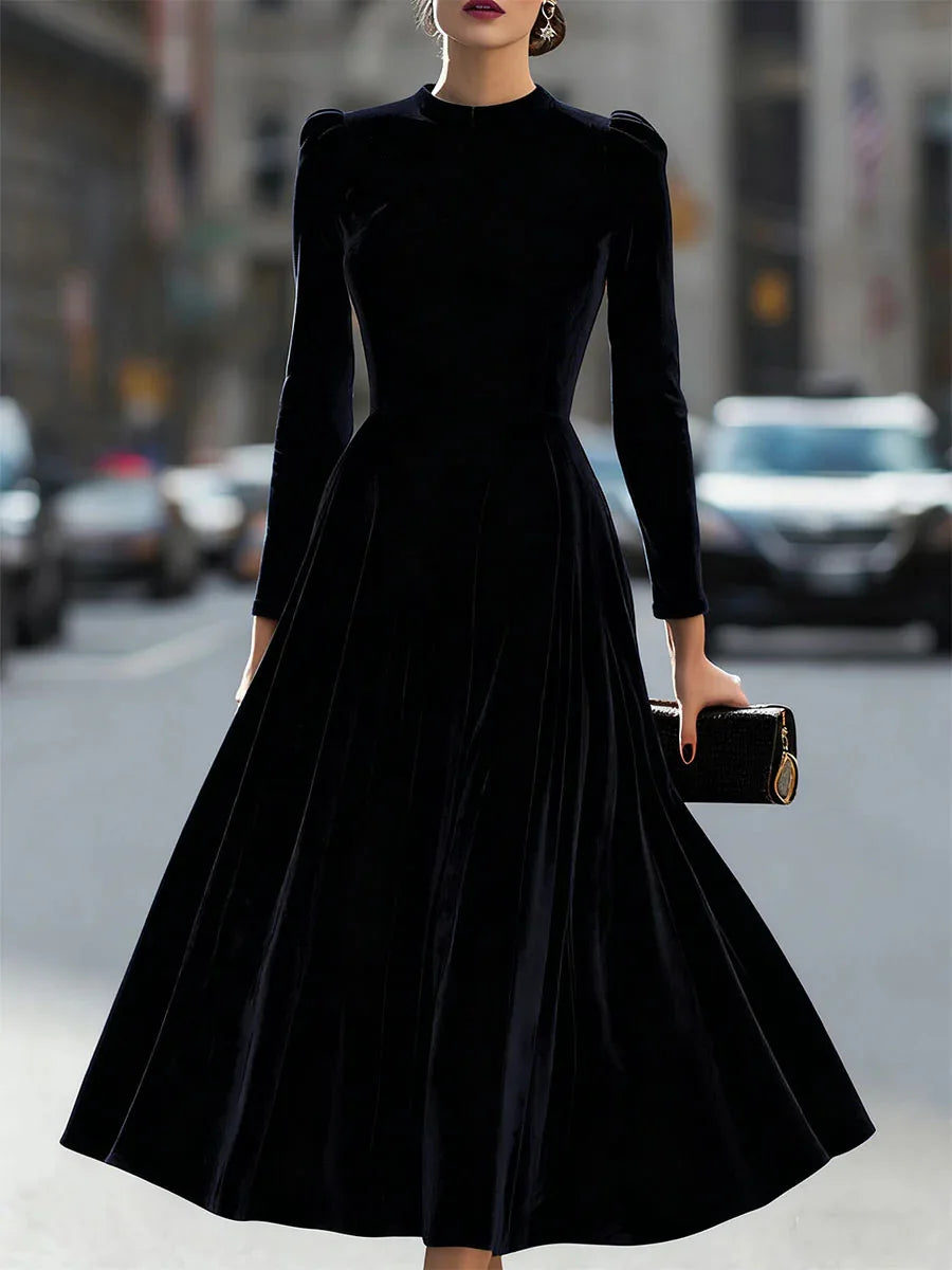 Simone Round Neck Maxi Dress