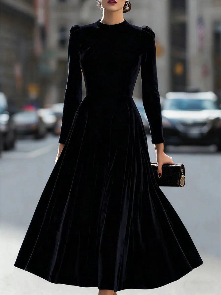 Simone Round Neck Maxi Dress