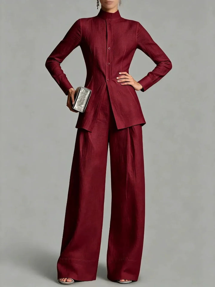 Soraya Peplum Two-Piece Set