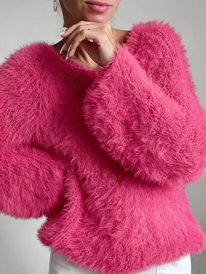 Harper Cozy Fuzzy Knit Sweater