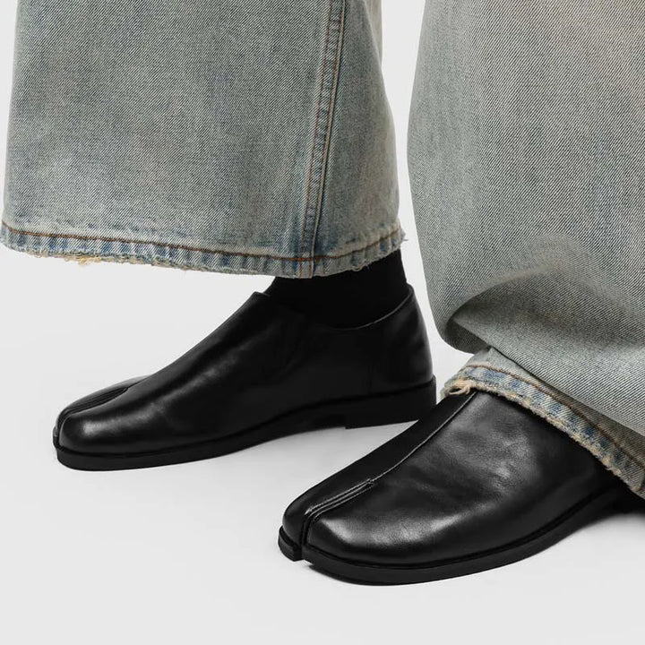 Quinn Leather Tabi Loafers