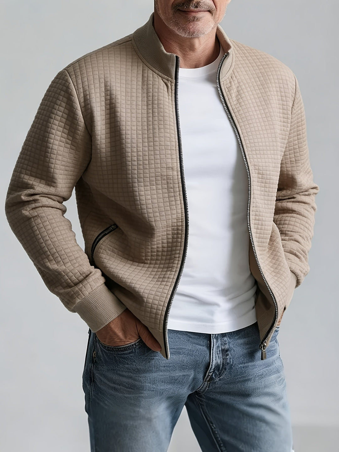 Callahan Stand-Collar Zip Jacket