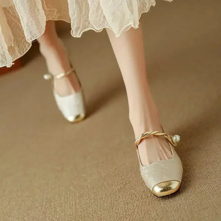 Beatrix Braided Strap Mary Janes