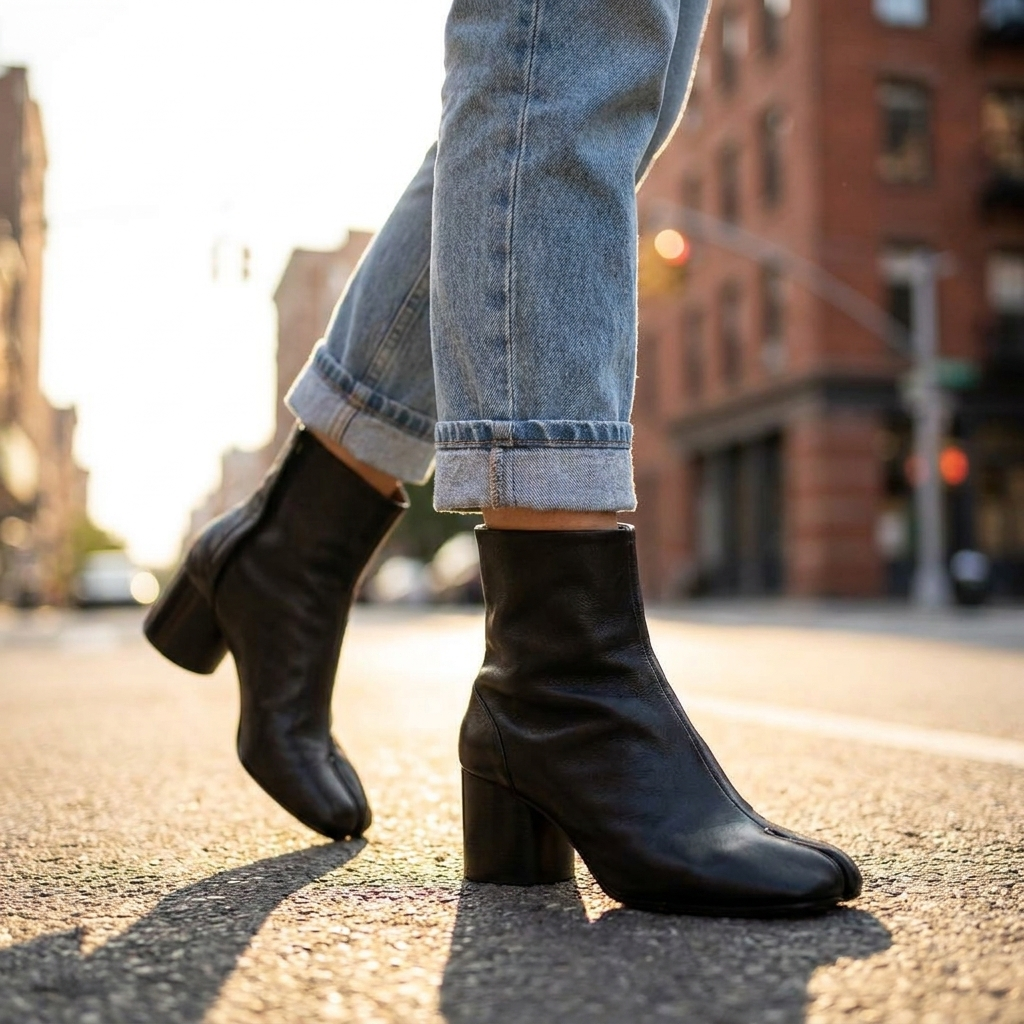 Linnea Split Toe Ankle Boots