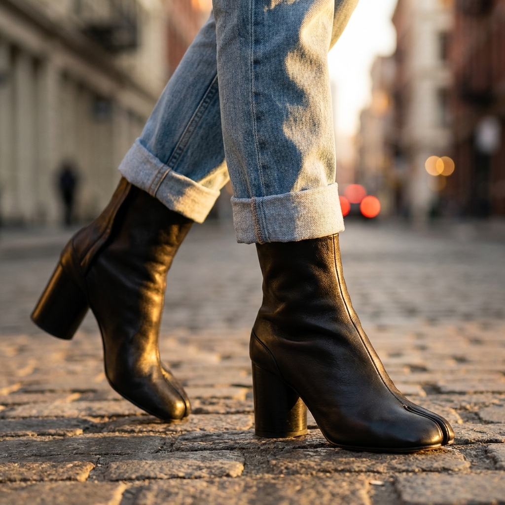 Linnea Split Toe Ankle Boots