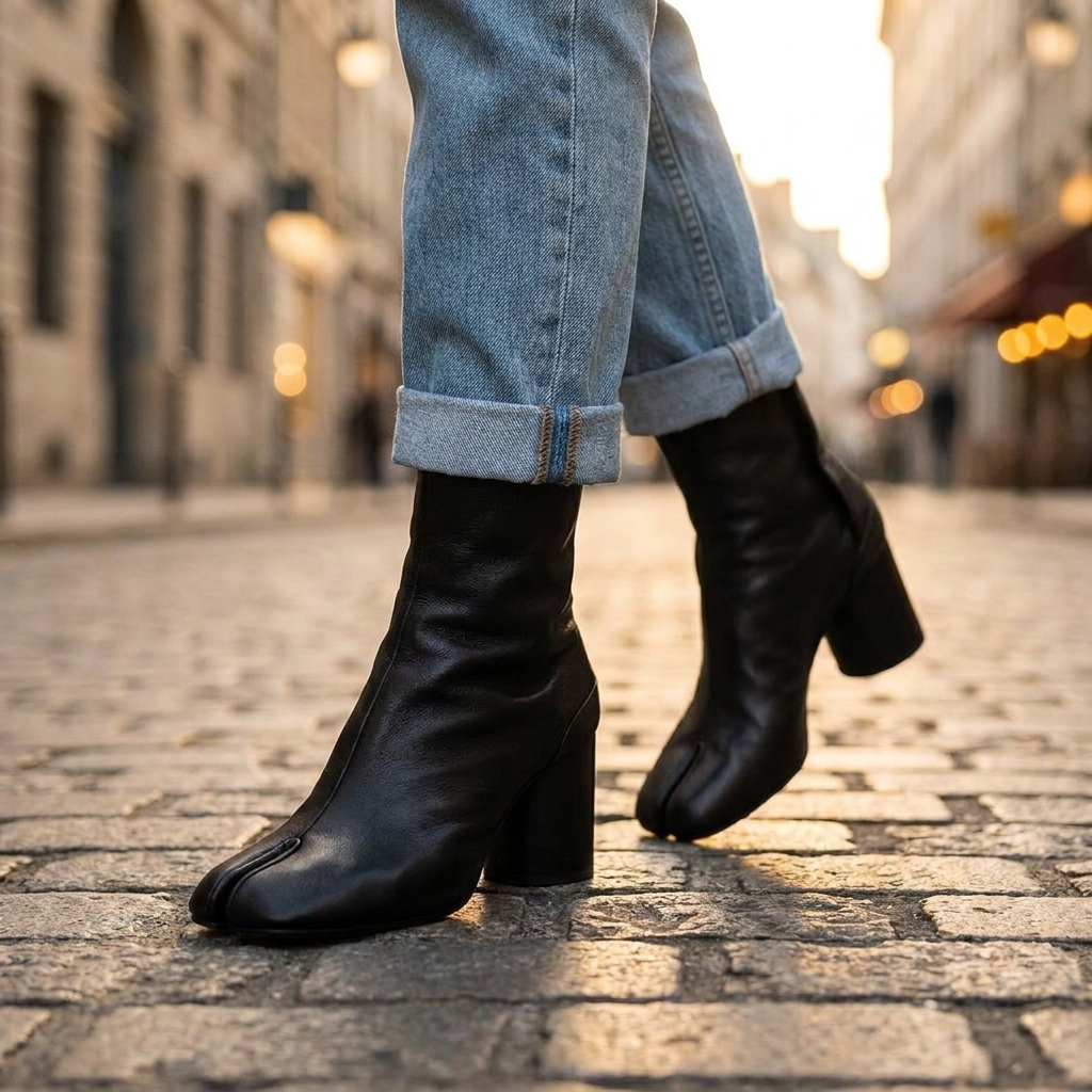 Linnea Split Toe Ankle Boots