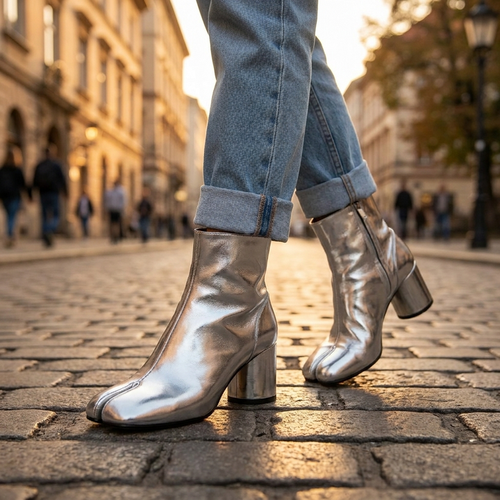 Linnea Split Toe Ankle Boots