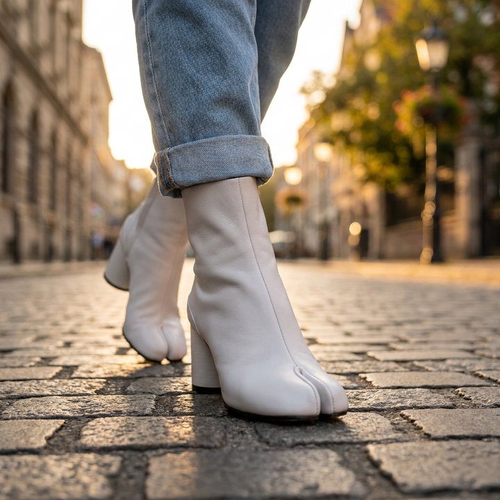 Linnea Split Toe Ankle Boots