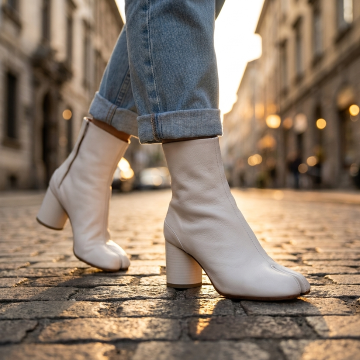 Linnea Split Toe Ankle Boots