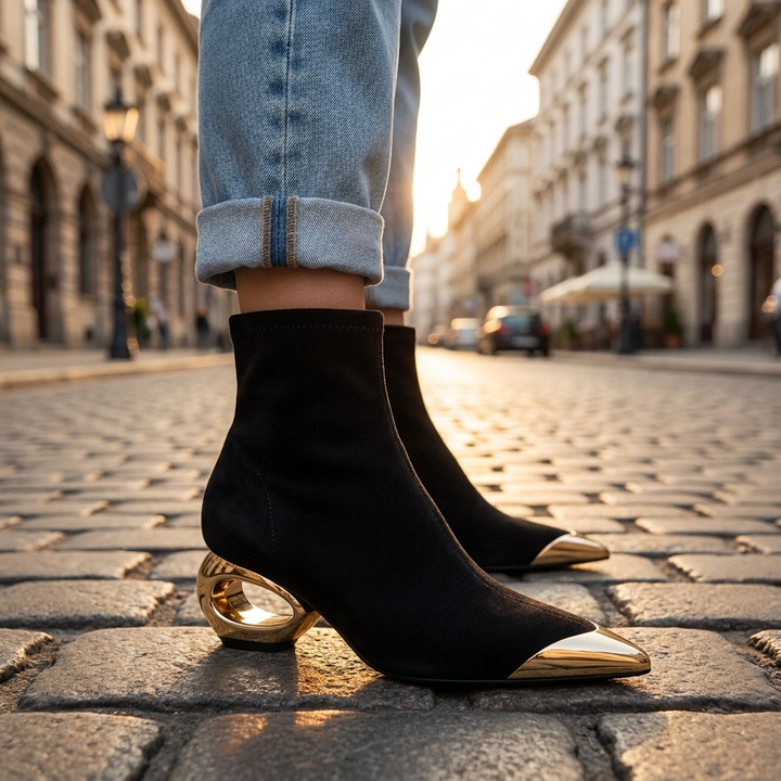 Sabine Hollow Ankle Boots