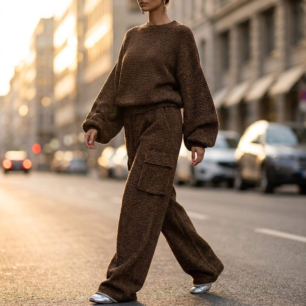 Averly Cargo Knit Set