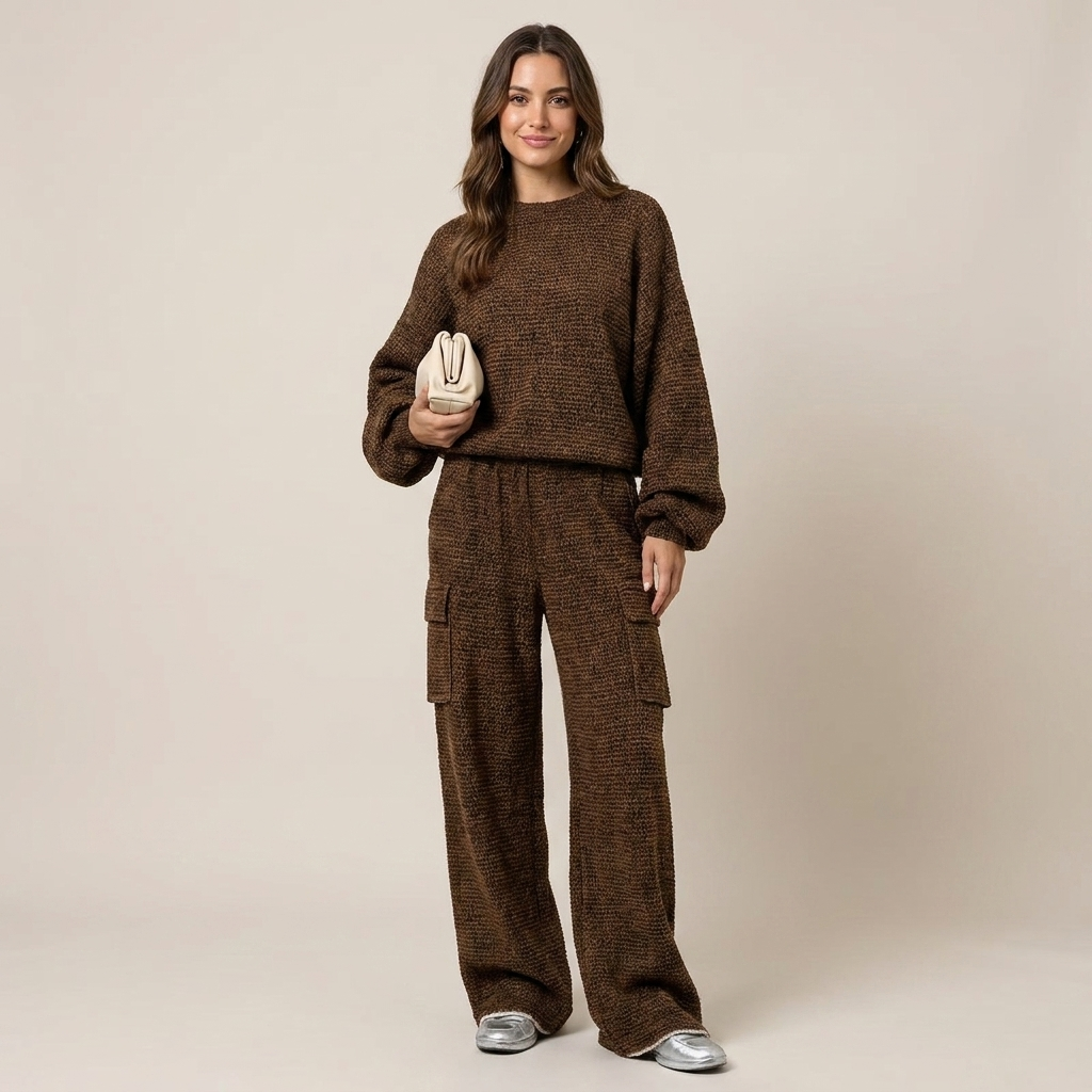 Averly Cargo Knit Set
