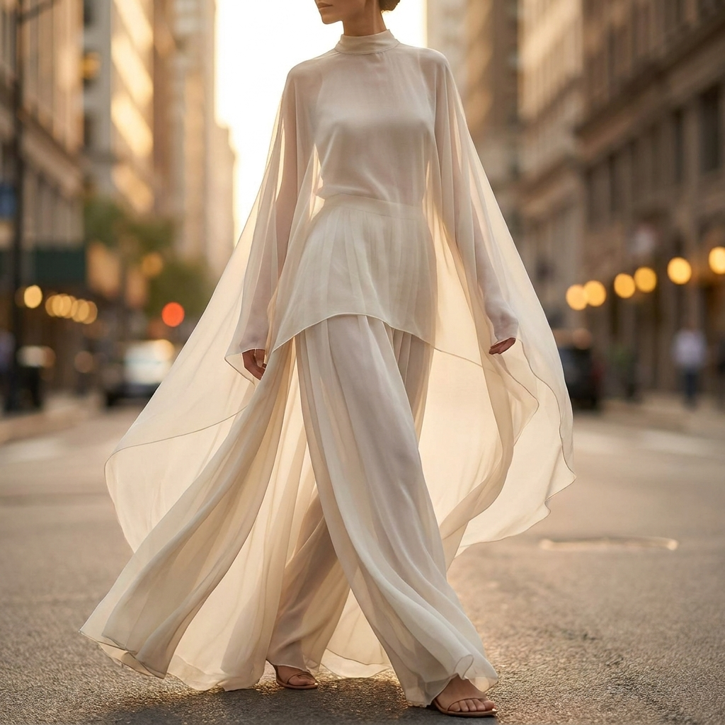 Juliana Cape Sleeve Set
