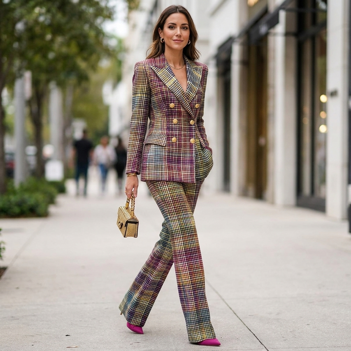 Oriana Double Breasted Pantsuit