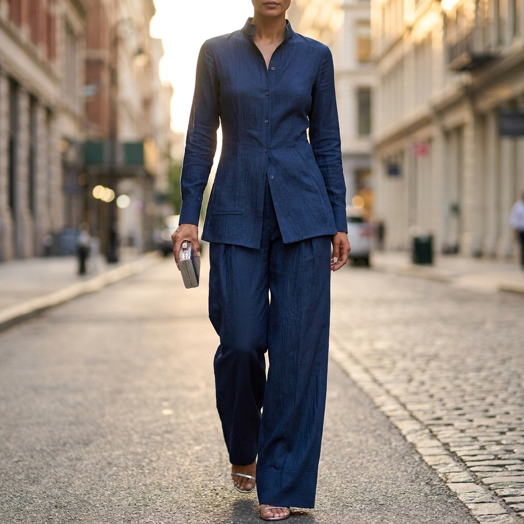 Soraya Peplum Two-Piece Set