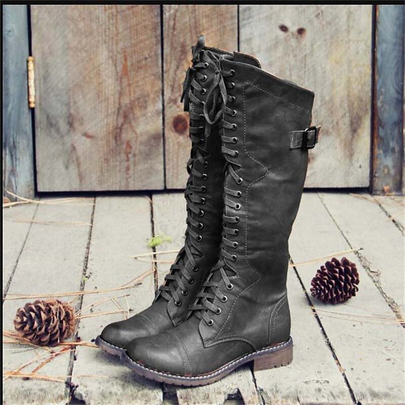 Alpine Tall Lace-Up Riding Boots