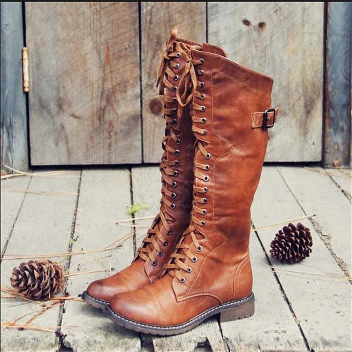 Alpine Tall Lace-Up Riding Boots