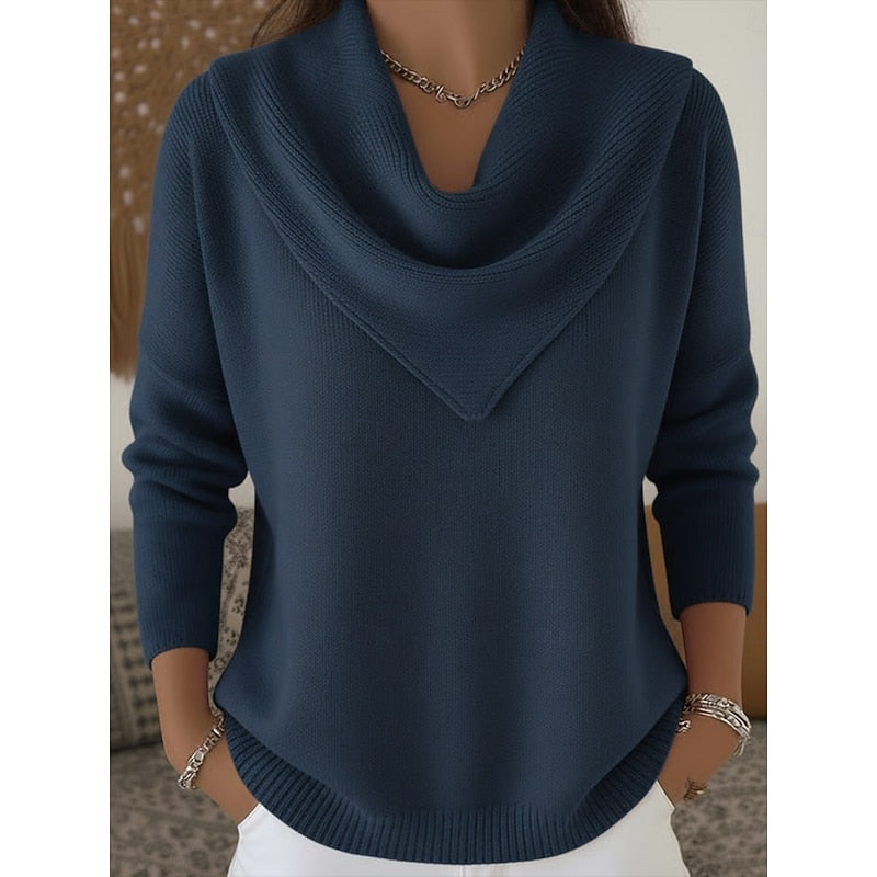 Matilda Elegant Cowl-Neck Sweater