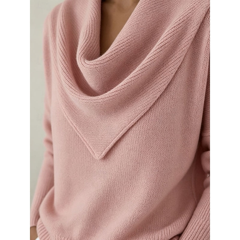Matilda Elegant Cowl-Neck Sweater